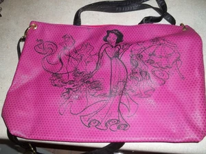 DISNEY PARKS PRINCESS TOTE SCHULTERTASCHE SNOW WHITE ARIELLE CINDERELLA PINK - Bild 1 von 2