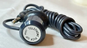 Vintage w stylu Sanyo telefon pick up cewka przyssawka mikrofon wtyczka 3,5 mm - Zdjęcie 1 z 5