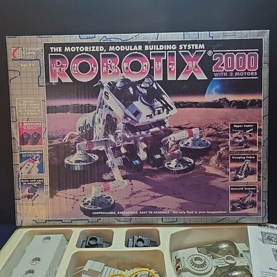 ROBOTIX SERIES 2000 MOTORIZE MODULAR BUILDING SYSTEM COMPLETE VINTAGE 1995 - Image 1 of 4