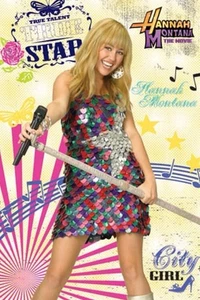 Hannah Montana The Movie Poster ‘True Star’ Miley Cyrus 60x90cm New & Sealed - Picture 1 of 4
