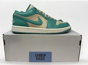 Nike Air Jordan 1 Low Sandrift Teal-Sail Blanco Zapatos para Mujer DC0774-131 Damas - Imagen 1 de 6