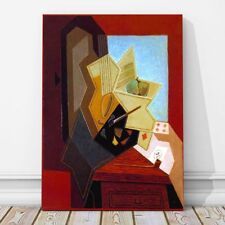 JUAN GRIS Art - The Painter's Window CANVAS PRINT 24x18" - Cubist, Cubism,