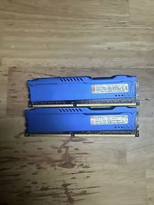 Kingston Fury HyperX 8GB Kit DIMM 1600MHz DDR3 SD RAM Memory (HX316C10FK2/8 16gb - Picture 1 of 2