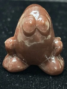 Vintage 1996 Rare Original Gogos Crazy Bones Eggy Chocolate Solid Brown Mascot - Picture 1 of 6