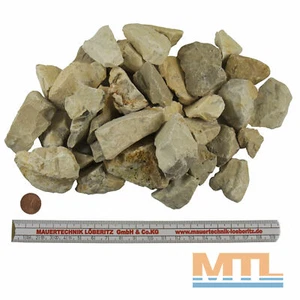 10 kg Gartenkies Zierkies Kalksplitt Yellow Sun 22/32 mm Juramarmor Marmorsplitt - Bild 1 von 1