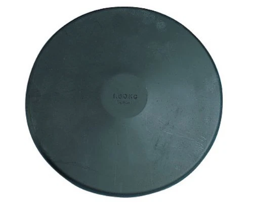 Champion Sports Black Rubber Practice Track & Field Discus 1.0 K KG Quality Made
