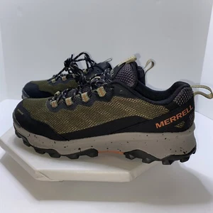 Merrell Shoes Men 9.5 Speed Strike J066865 Hiking Outdoor Olive Green Brand New - Picture 1 of 12