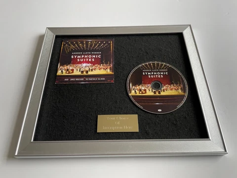 🎶💿⭐️SIGNED/AUTOGRAPHED ANDREW LLOYD WEBBER - SYMPHONIC SUITES FRAMED CD🎶💿⭐️ Cover