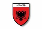 sticker adesivi adesivo stemma citta bandiera auto moto albania