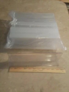 Juego de 25 NUEVOS SOPORTES DE LETRERO DE CARGA SUPERIOR DE ACRÍLICO 3,75"" T X 11"" L Accesorios de letrero de tienda - Imagen 1 de 1