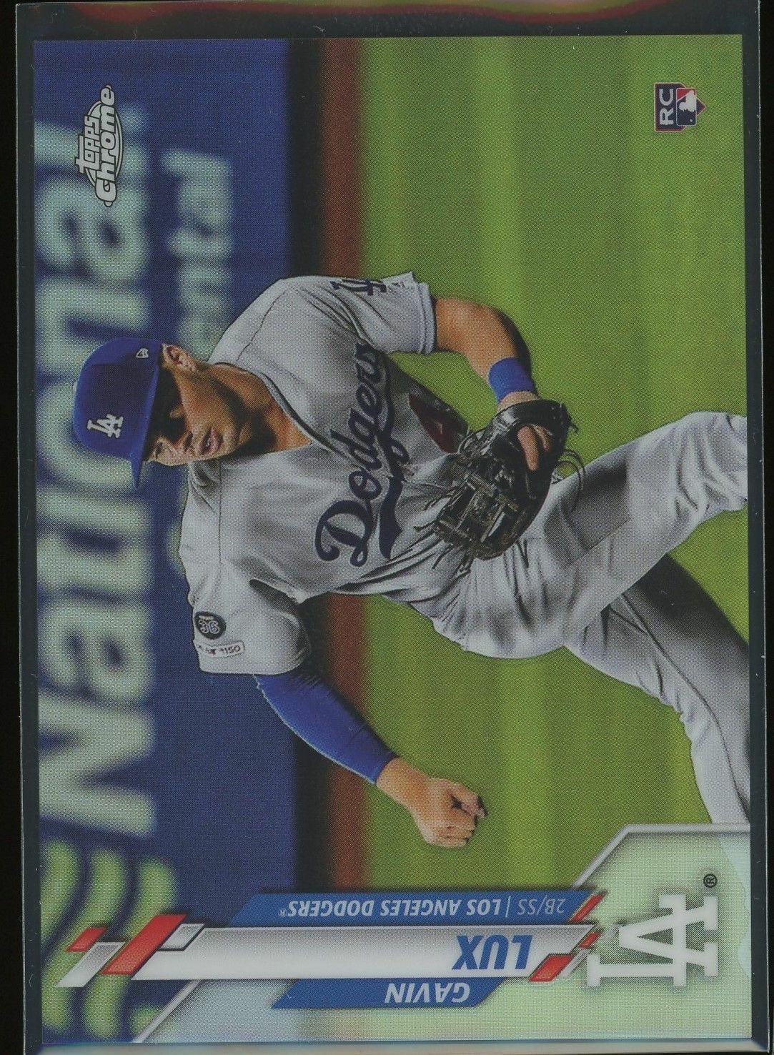 Gavin Lux 2020 Topps Chrome Image Variation Refractor SP RC ROOKIE #148 DODGERS