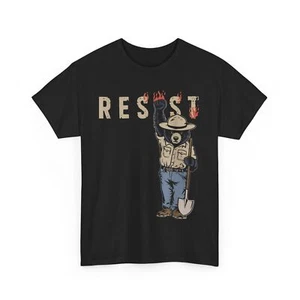 Bear Resist Shirt, Smokey The Resist Bear Nation Park T-shirt  - Picture 1 of 8
