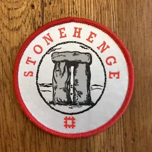 Vintage Rare 1970’s Stonehenge Printed Collectible Retro Sew On - Picture 1 of 3