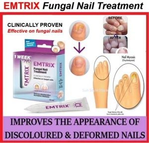 Emtrix Nail Revive 10ml tube - Fungal Nail Treatment *1 Week Noticeable Effect* - Picture 1 of 7