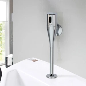 Chrome Bathroom Flush Valve Sensor Urinal Touch Faucet Induction Urinal Tap - Picture 1 of 5