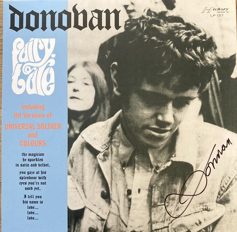 Donovan   **HAND SIGNED**    ~  Fairy Tale  Vinyl Reissue ~  AUTOGRAPHED  *RARE* Cover