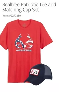 Realtree Patriotic Set di magliette e cappellini abbinati (GRANDE) - Foto 1 di 4