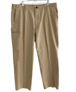 Haggar Men's The Garrison Premium Chino Straight Fit Pants Size 40x32 "NEW" - Picture 1 of 8