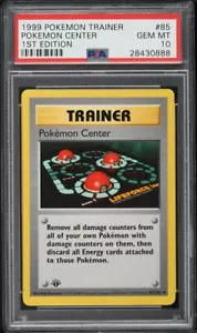 1999 Pokemon Base Set Shadowless 1st Edition Pokemon Center #85 PSA 10 Englisch - Bild 1 von 2