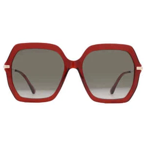 Jimmy Choo Brown Gradient Butterfly Ladies Sunglasses ESTHER/S 0LHF/HA 57 - Picture 1 of 5