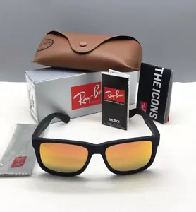 OCCHIALI DA SOLE RAY-BAN JUSTIN ROSSO RB4165 HTR-003259 - Foto 1 di 9
