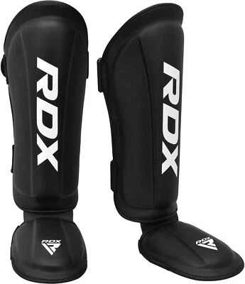 Espinilleras RDX Kickboxing Muay Thai SATRA SMMAF Aprobado Premium Maya Hide L... Foto 1 de 4