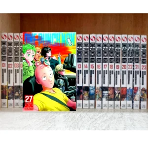 Juego completo de cómics manga inglés One Punch Man volumen 1-29 envío urgente - Imagen 1 de 23
