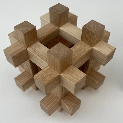 Karakuri Box: Igeta Kumiki Box, japanische Trickkiste, Puzzlebox, NEUWERTIG - Bild 1 von 4