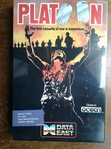 PLATOON ATARI 520/1040/st COMPUTER VIDEO GAME MOVIE ADAPTION NEW SEALED NOS CIB - Afbeelding 1 van 9