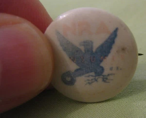 Antique Early 1930's NRA Pin; Hard to Find and Very Collectible - Picture 1 of 7