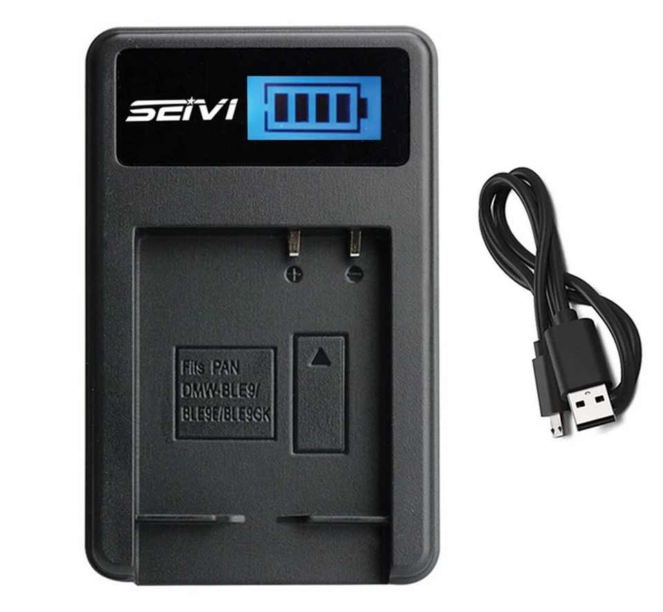 Cargador de batería para Panasonic Lumix DMC-LX100, DMC-LX100K, DC-LX100 II, DC-LX100M2 Foto 1 de 1