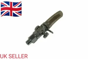 PETROL TAP 1/4" x 1/4" WITH RESERVE CHROME PLATED BRASS FITS BSA TRIUMPH ETC - Picture 1 of 2