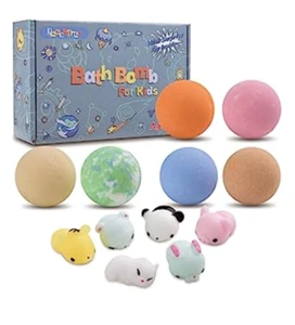 Bombas de baño ReechTree para niños pequeños y niños con juguetes sorpresa en el interior - Imagen 1 de 2