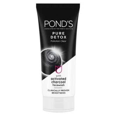 POND'S Pure Detox Jabón Facial 100 g, Limpiador Exfoliante e Iluminador Diario Foto 1 de 3