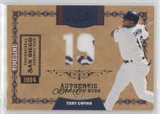2008 Playoff Prime Cuts Timeline Jersey Number Jerseys /25 Tony Gwynn #39 HOF