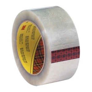 3M 355 Carton Sealing Tape Clear 2" x 55 yard Roll (6 Roll/Case) - Picture 1 of 1