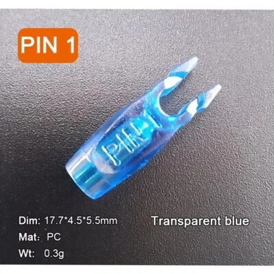 High Quality Plastic Arrow Nock Wing Variety  Color DIY Plastic Tails 50PCS - Image 1 of 4