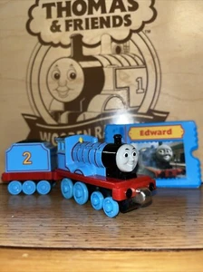 EDWARD ! THOMAS FRIENDS TRAIN TAKE Along n play Diecast 2002 CARD - Imagen 1 de 11