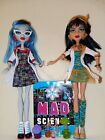 Monster High Ghoulia Yelps & Cleo De Nile - Mad Science. EX DISPLAY & COMPLETE!
