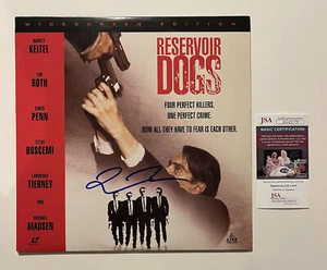 QUENTIN TARANTINO FIRMADO RESERVORIO PERROS LASERDISC JSA CERTIFICADO DE AUTENTICIDAD - Imagen 1 de 3