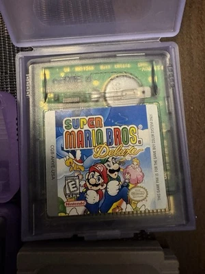 Super Mario Bros. Deluxe Nintendo Game Boy Color, 1999, Lote De 5 Cartuchos Testados - Imagem 1 de 4