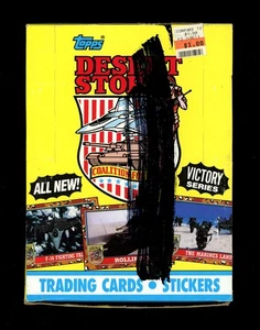 1991 Topps Desert Storm "Victory Series" caja de cera sin abrir con 36 paquetes sellados - Imagen 1 de 4