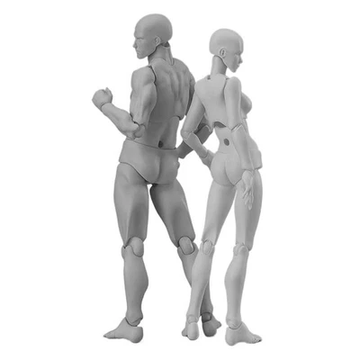 2Pcs Mannequins Flexibles, Mannequins daction Humaine, Mannequins de Peinture... - Photo 1/4