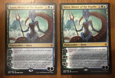 Kiora, Master of the Depths Battle for Zendikar Regular 2x cards  - Image 1 of 2