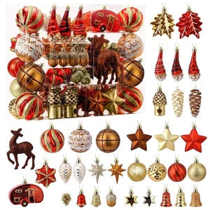 Alupssuc 103pcs Christmas Balls Ornaments Set, Gnome Christmas Tree Decoratio... - Picture 1 of 8