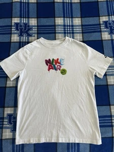Nike Air Ballon’s T Shirt Kids Youth Relaxed Fit Tee White XL Extra Large - Picture 1 of 5