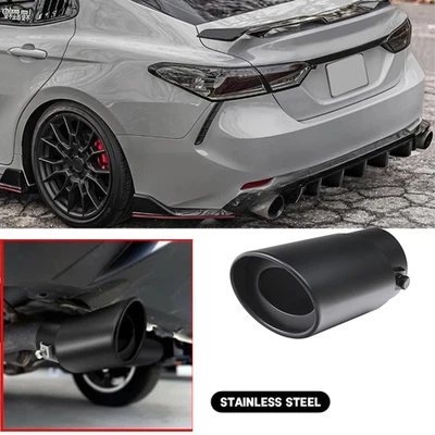 Rear Exhaust Pipe Tail Tip Muffler Round Accessories For Toyota Camry U Foto 1 de 4