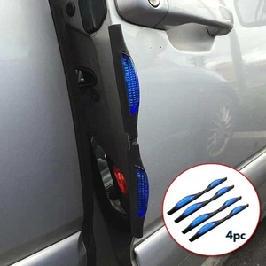 4x Reflective Car Door Edge Protector Guard Trim Anti-Scratch Strip Accessories - Foto 1 di 13