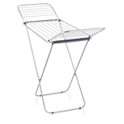 Leifheit Siena 180 Clásico Ligero Plegable Estante de Secado de Ropa, Plateado Foto 1 de 4