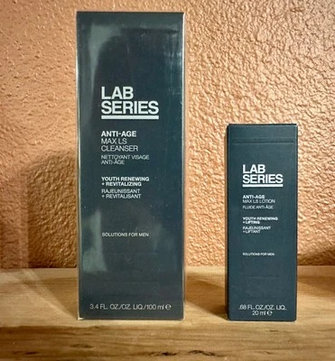 Lab Series Anti-Age Max LS Cleanser 3.4oz + 20ml Max LS Lotion Bundle – NEW - Image 1 of 4